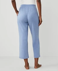 Ann Taylor Heathered Wide-Leg Lounge Pant Women's