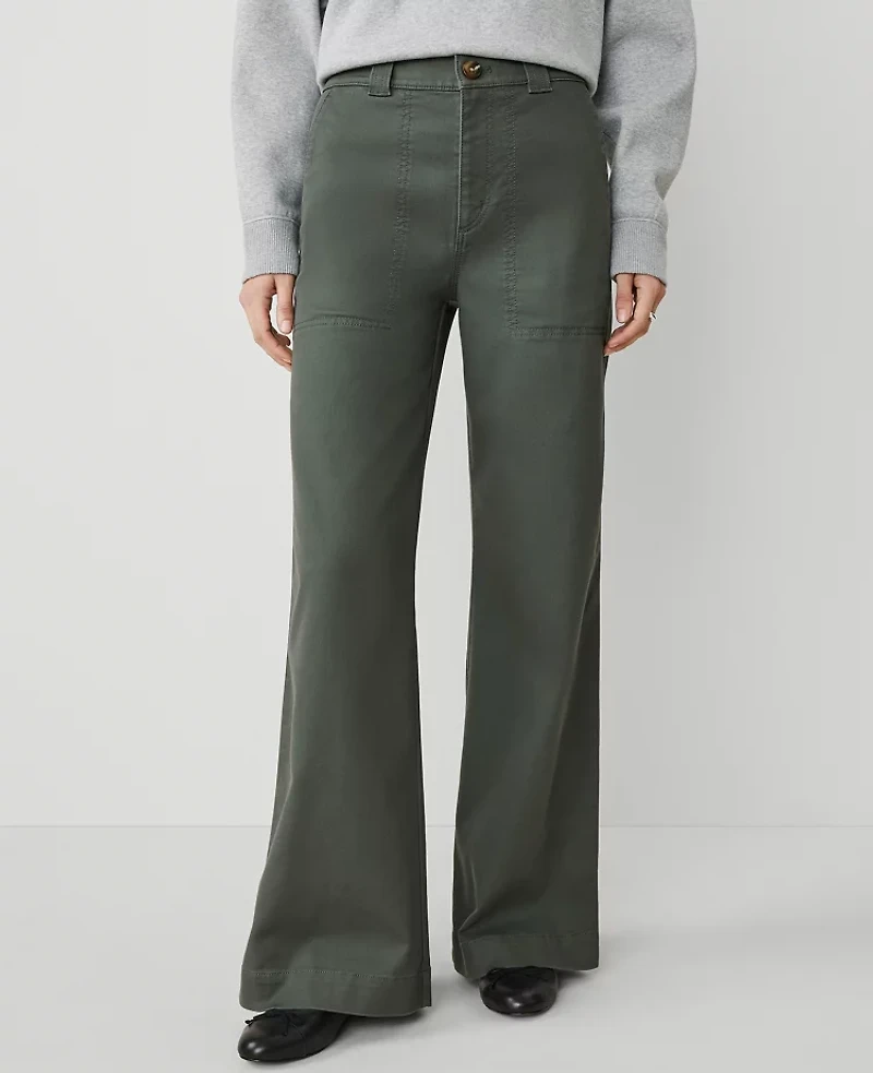 Ann Taylor Weekend Collection Wide Leg Pant Women's