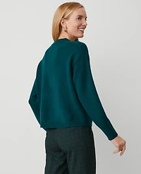 Ann Taylor Cable Sweater Size XL Rainforest Women's