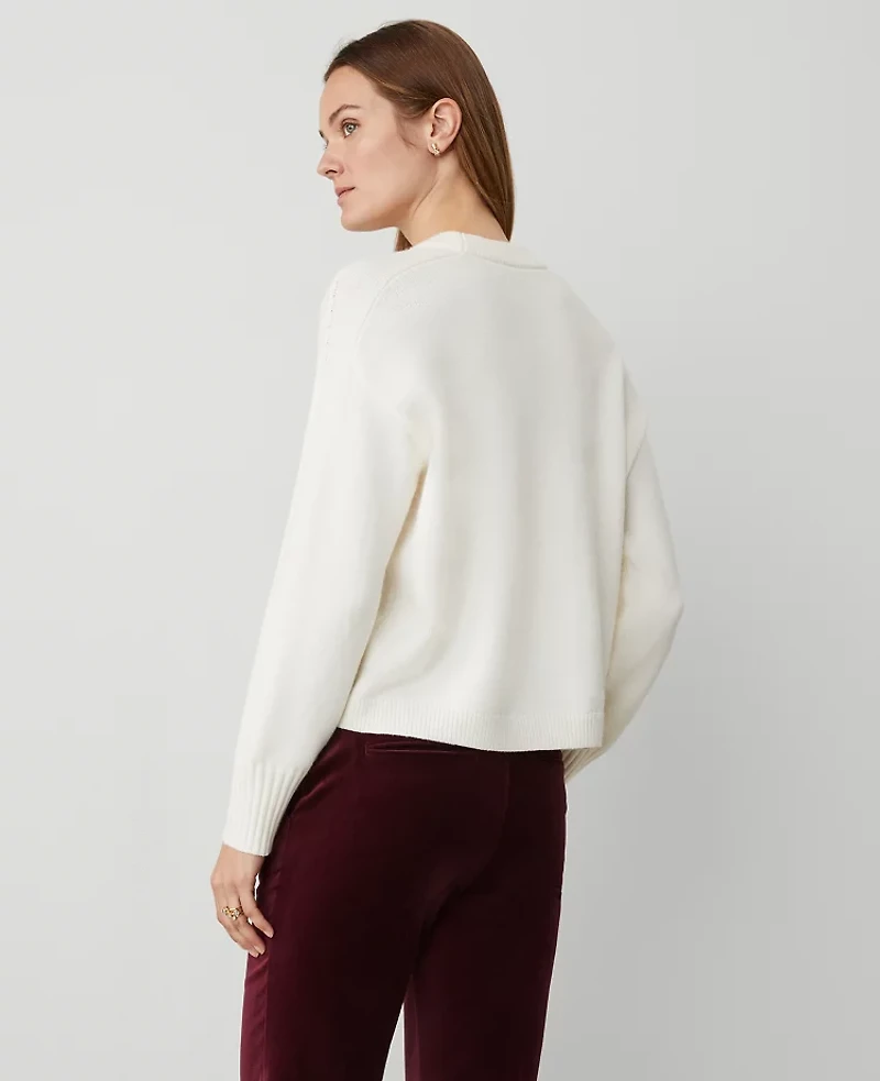 Ann Taylor Cable Sweater Women's