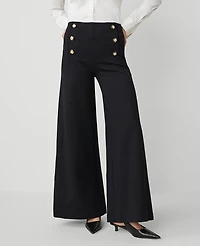 Ann Taylor The Petite Sailor Dramatic Wide-Leg Pant Women's