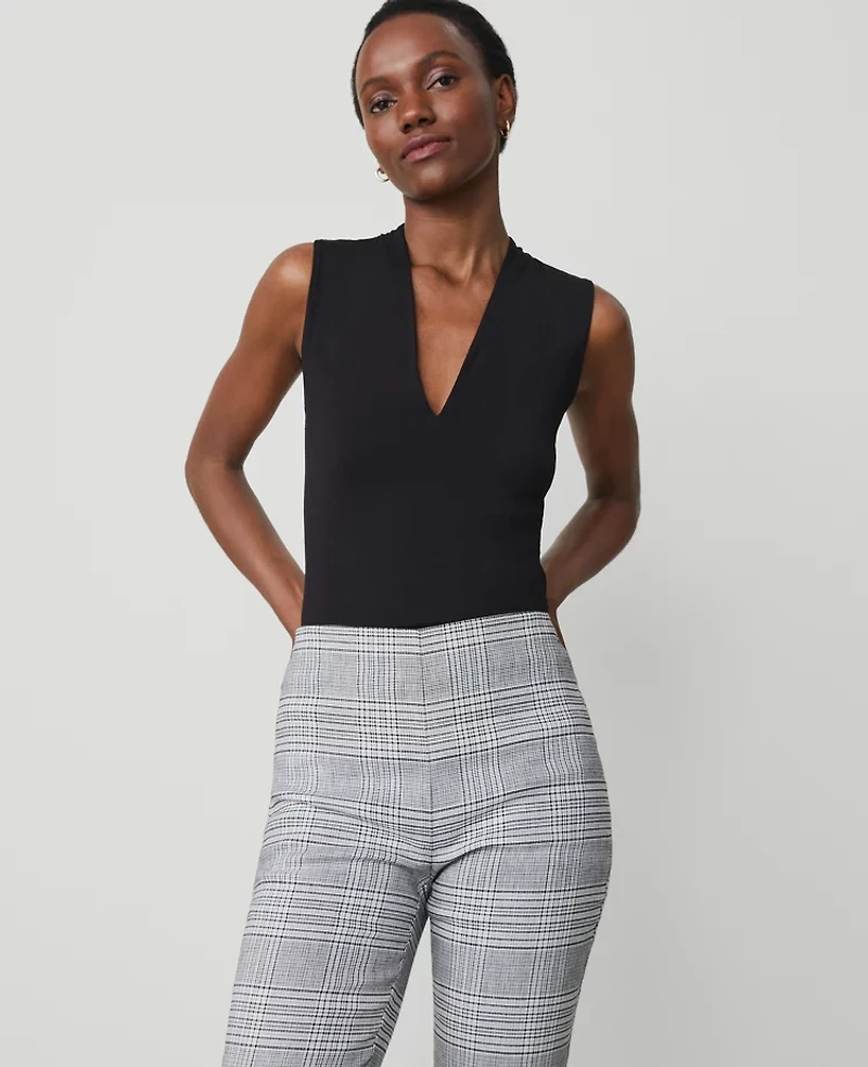 Ann Taylor Sleeveless V-Neck Top Women's
