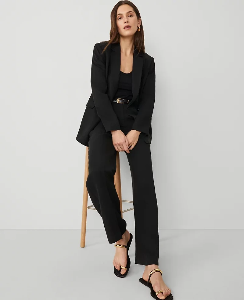 Ann Taylor The Crosby Blazer Black Women's