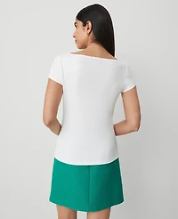 Ann Taylor Square Neck T-Shirt Women's
