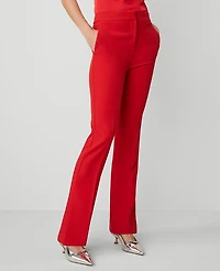 Ann Taylor The Petite Skinny Flare Pant with Vent Hem Iconic Red Women's