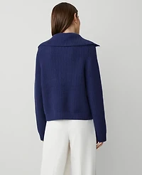 Ann Taylor Ribbed Button Sweater Women's