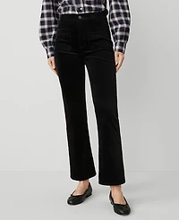 Ann Taylor Petite Weekend Collection Stretch Velvet Patch Pocket Pant Women's