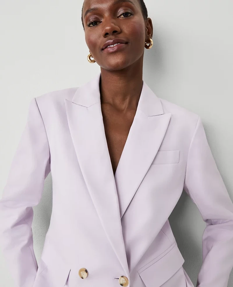 Ann Taylor Modern Blazer Size 2 Orchid Hush Women's
