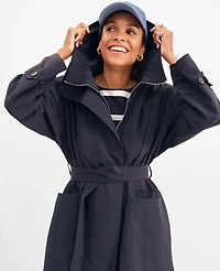 Ann Taylor Weekend Collection Hooded Jacket Night Sky Women's