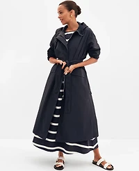 Ann Taylor Weekend Collection Hooded Jacket Night Sky Women's