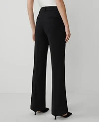Ann Taylor The Trouser Pant in Knit Crepe Size 14 Black Women's