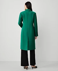 Ann Taylor Chesterfield Coat Size Small Festive Holly Women's