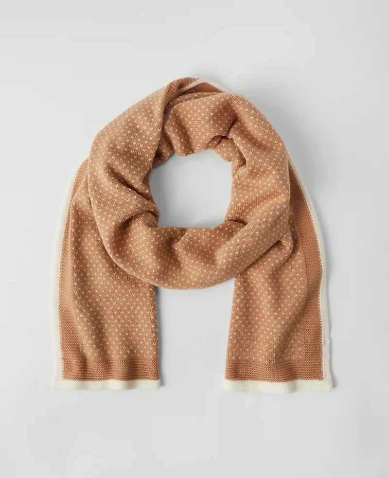 Ann Taylor Weekend Collection Birdseye Scarf Women's