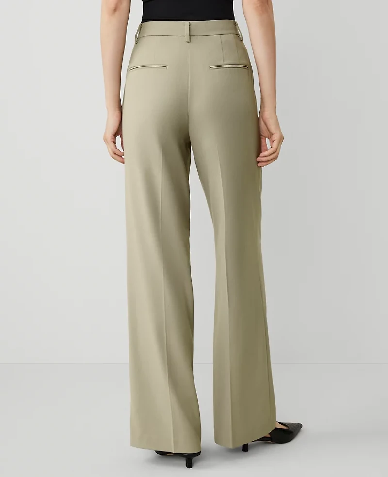 Ann Taylor The Wide-Leg Pant Size 0 Seagrass Women's