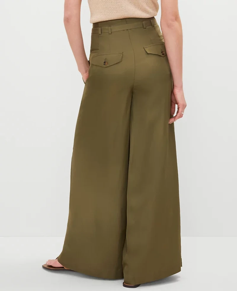 Ann Taylor The Statement Wide-Leg Pant Women's