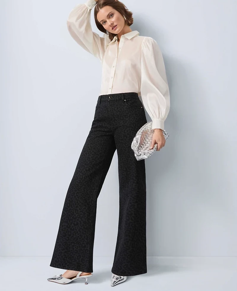 Ann Taylor Organza Voluminous Collared Shirt Winter White Women's