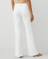 Ann Taylor The Jayne Trouser Pant in Twill Size 14 Winter White Women's