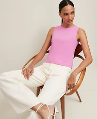 Ann Taylor Crew Neck Shell Top Women's
