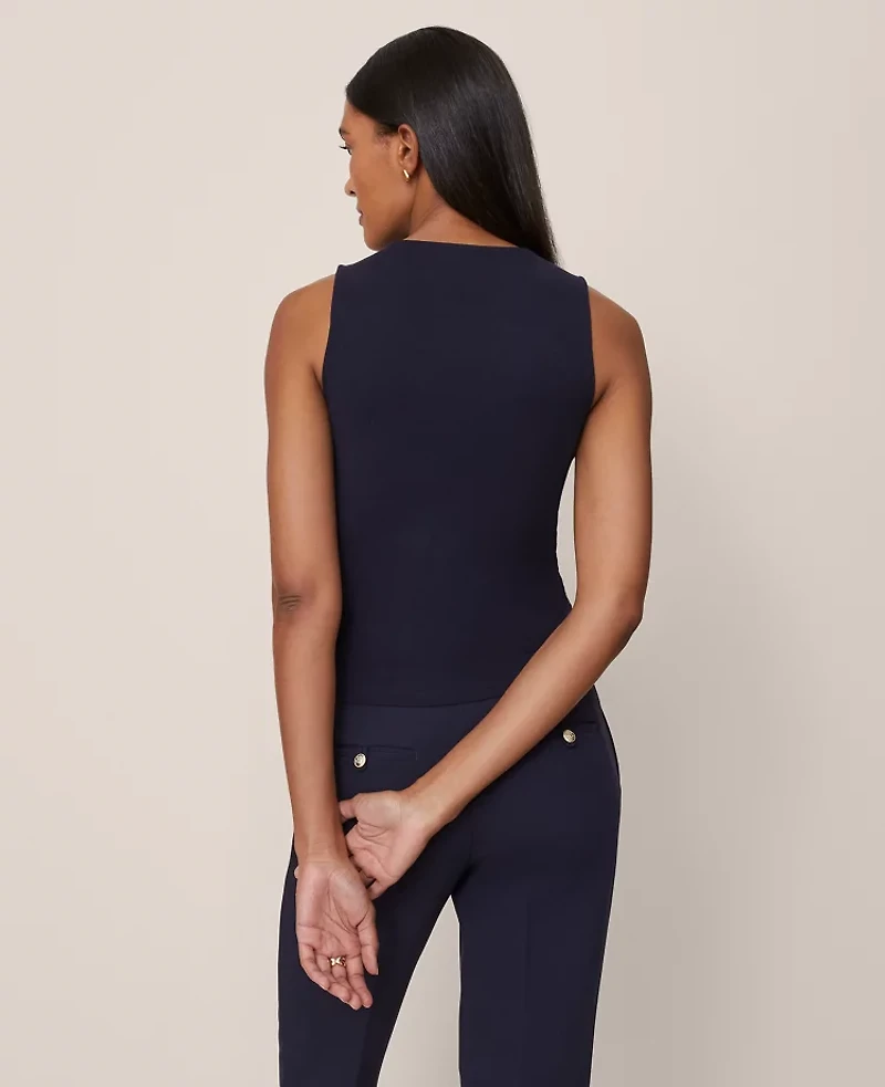 Ann Taylor Crew Neck Shell Top Women's