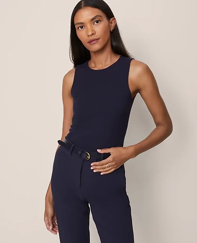 Ann Taylor Crew Neck Shell Top Women's