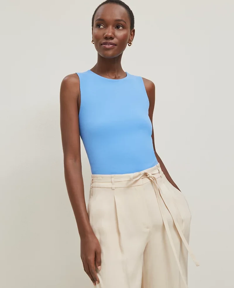 Ann Taylor Crew Neck Shell Top Women's