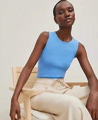 Ann Taylor Crew Neck Shell Top Women's