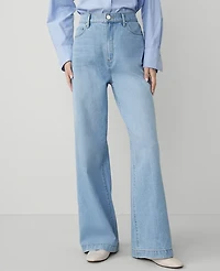 Ann Taylor The Trouser Jean Light Wash Women's