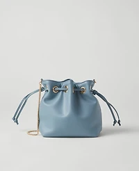 Ann Taylor Mini Drawstring Clutch Handbag Women's