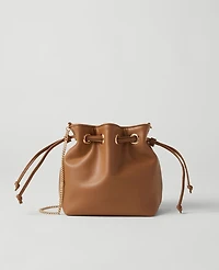 Ann Taylor Mini Drawstring Clutch Bag Women's