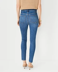 Ann Taylor High Rise Skinny Jeans Classic Indigo Wash - Curvy Fit Women's