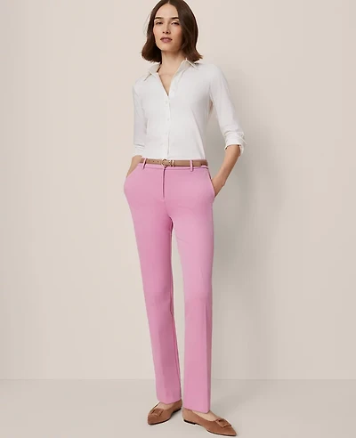 Ann Taylor The Sophia Straight Pant Budding Blossom Women's