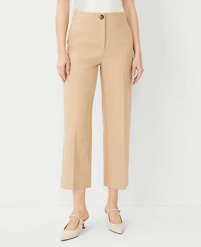 Ann Taylor The Kate Wide-Leg Crop Pant Women's