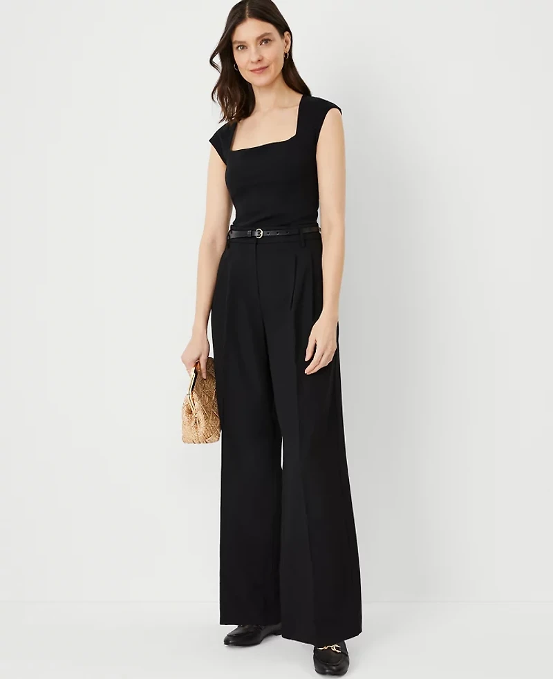Ann Taylor The Pleated Wide-Leg Pant Women's