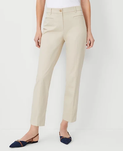 Ann Taylor The Petite Cotton Crop Pant