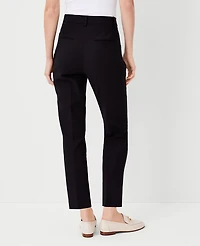 Ann Taylor The High Rise Eva Ankle Pant - Curvy Fit Black Women's