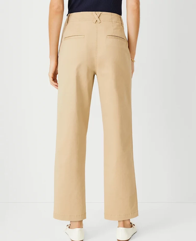 Ann Taylor Petite Seamed Straight Ankle Pant 00 Women's