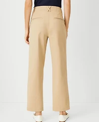 Ann Taylor Petite Seamed Straight Ankle Pant 00 Women's