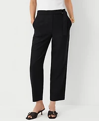 Ann Taylor The Belted Ankle Pant Black Women's