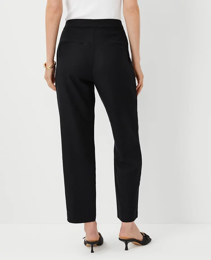 Ann Taylor The Belted Ankle Pant Black Women's