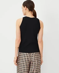 Ann Taylor Petite Halter Sweater Shell Top Women's