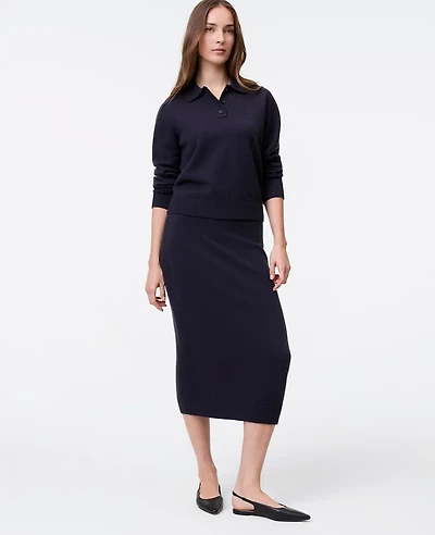 Ann Taylor Petite Weekend Collection Sweater Pencil Skirt Women's