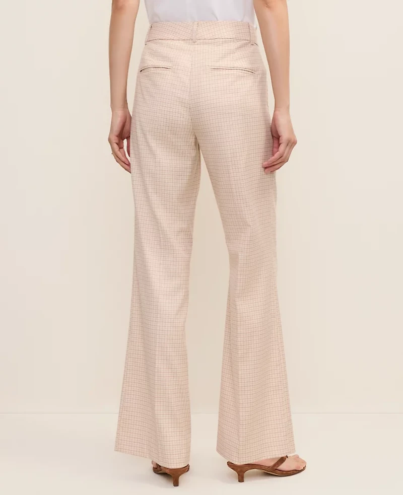 Ann Taylor The Jayne Trouser Houndstooth Neutral Blend Women's