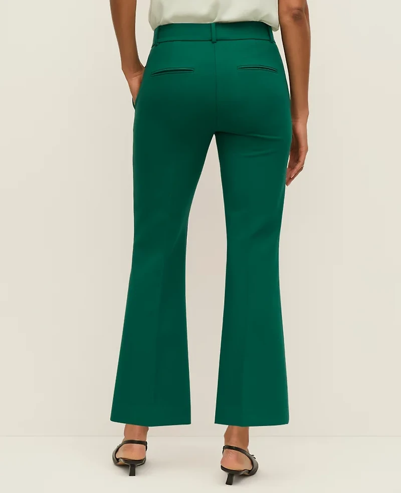 Ann Taylor The Jayne Crop Trouser Midnight Emerald Women's
