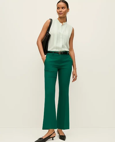 Ann Taylor The Jayne Crop Trouser Midnight Emerald Women's