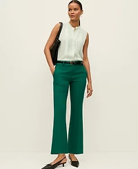 Ann Taylor The Jayne Crop Trouser Midnight Emerald Women's