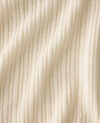 Ann Taylor Haven Well Within Wool and Cashmere Pointelle Roll Neck Sweater Ivory Women's