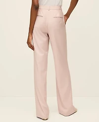 Ann Taylor The Petite Wide-Leg Pant Brushed Sand Women's