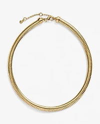 Ann Taylor Snake Chain Necklace Goldtone Women's