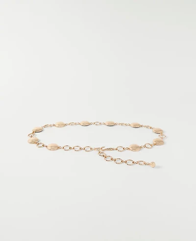Ann Taylor Metal Chain Belt Gold Women's