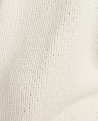 Ann Taylor Haven Well Within Chunky Cotton Blend Belted Cardigan Ivory Women's